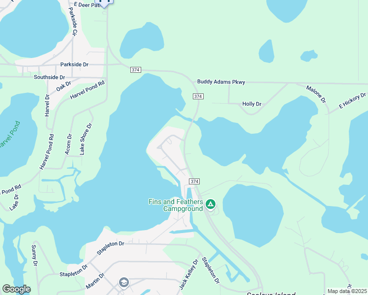map of restaurants, bars, coffee shops, grocery stores, and more near County Road 374 in Seminole County