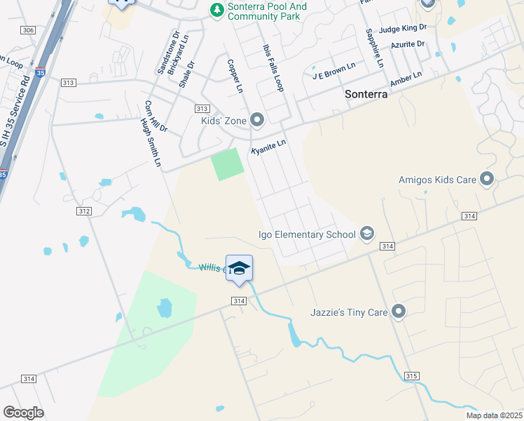 map of restaurants, bars, coffee shops, grocery stores, and more near 300 Druse Lane in Jarrell