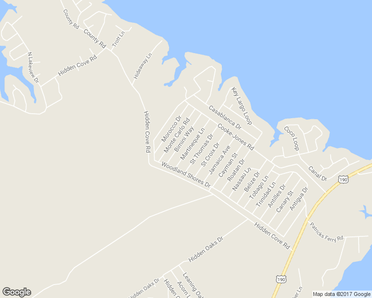 map of restaurants, bars, coffee shops, grocery stores, and more near 200 Martineque Lane in Point Blank