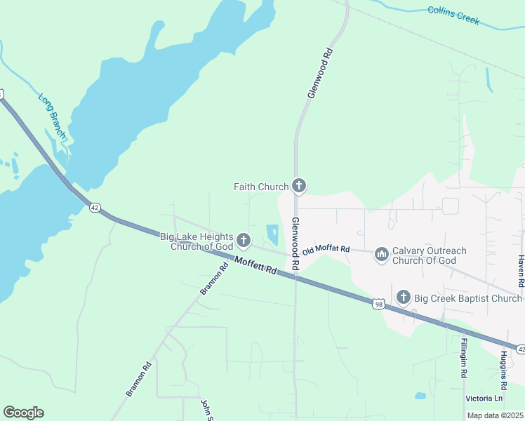 map of restaurants, bars, coffee shops, grocery stores, and more near 5180 Levert Road in Wilmer