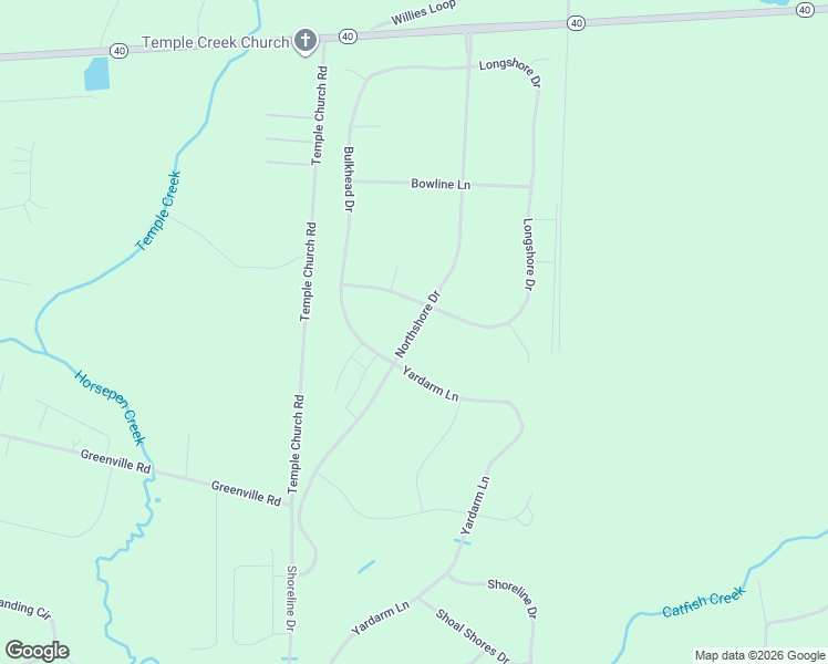 map of restaurants, bars, coffee shops, grocery stores, and more near 400 Northshore Drive in Kingsland