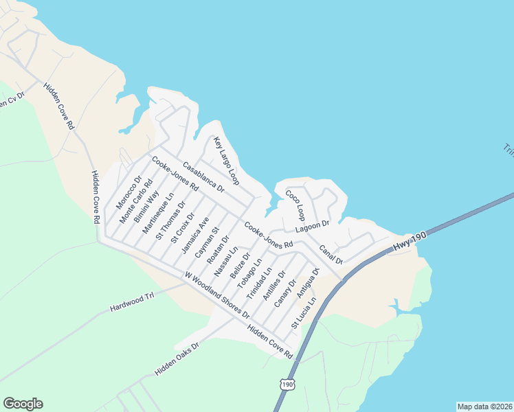 map of restaurants, bars, coffee shops, grocery stores, and more near 700 Cooke-Jones Road in Point Blank
