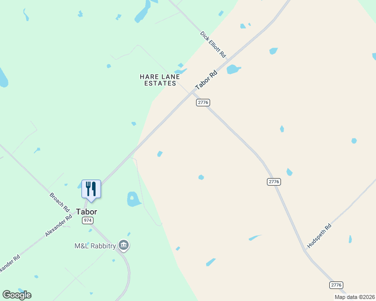 map of restaurants, bars, coffee shops, grocery stores, and more near 7070 Farm to Market Road 974 in Bryan