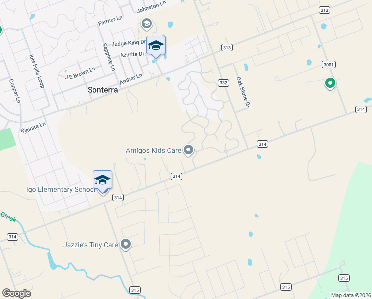 map of restaurants, bars, coffee shops, grocery stores, and more near 2131 County Road 314 in Jarrell