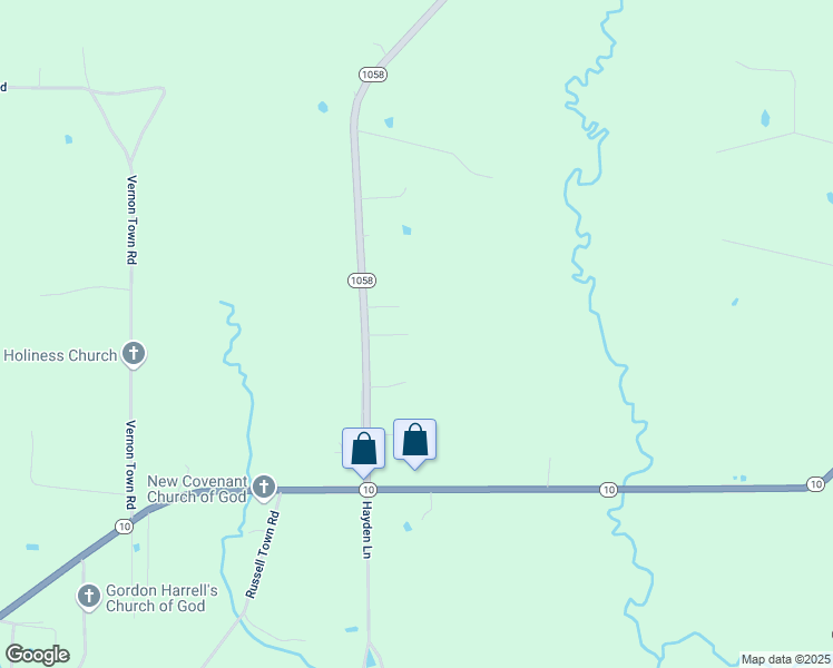 map of restaurants, bars, coffee shops, grocery stores, and more near 65188 Louisiana 1058 in Roseland