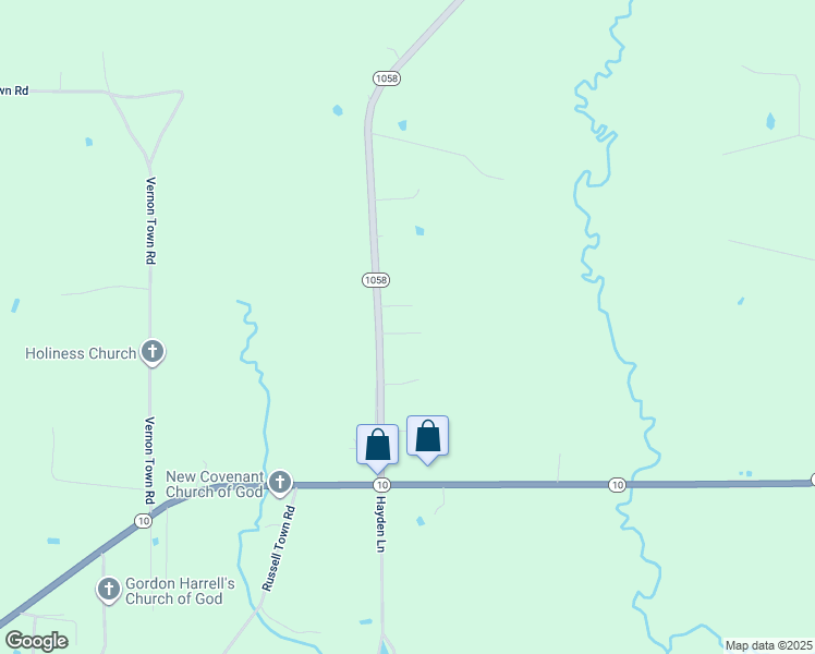map of restaurants, bars, coffee shops, grocery stores, and more near 65188 Louisiana 1058 in Roseland
