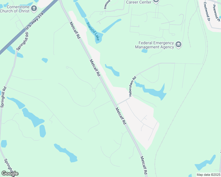 map of restaurants, bars, coffee shops, grocery stores, and more near 7020 Metcalf Road in Thomasville