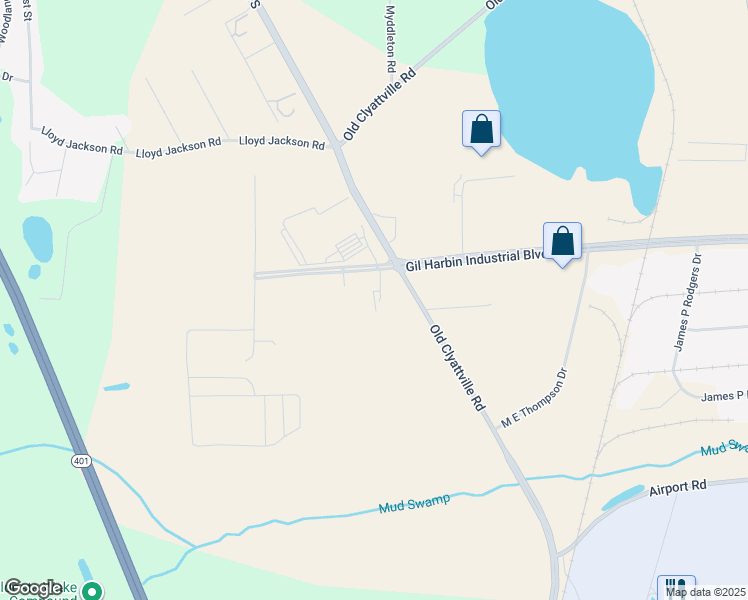 map of restaurants, bars, coffee shops, grocery stores, and more near 809 Gil Harbin Industrial Boulevard in Valdosta