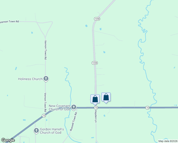 map of restaurants, bars, coffee shops, grocery stores, and more near 65158 Louisiana 1058 in Roseland