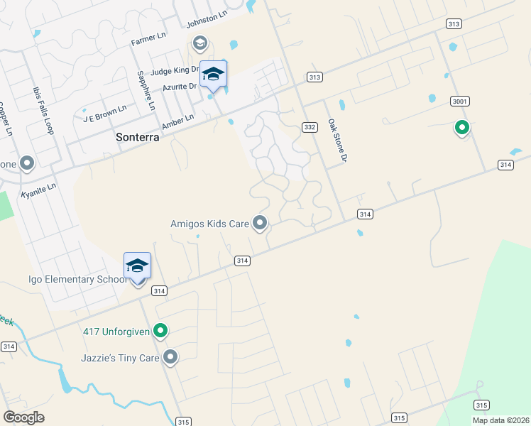 map of restaurants, bars, coffee shops, grocery stores, and more near 901 Circle Way in Jarrell