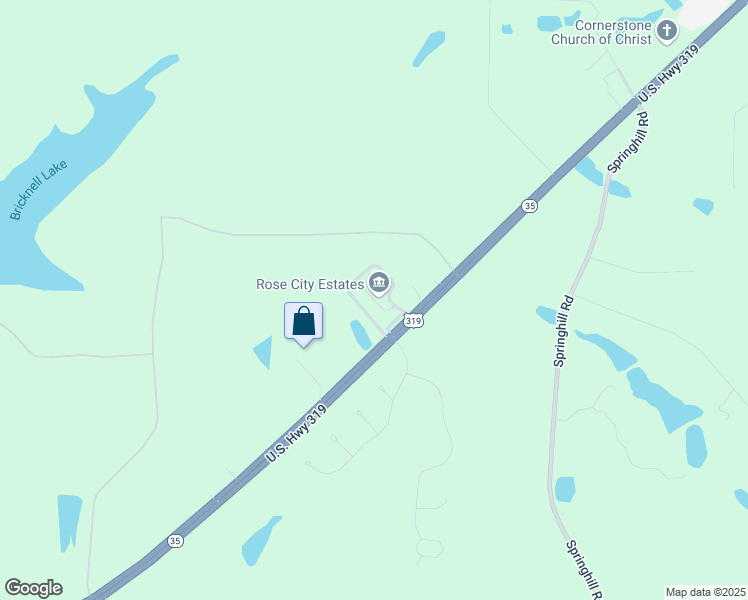 map of restaurants, bars, coffee shops, grocery stores, and more near 4561 U.S. 319 in Thomasville