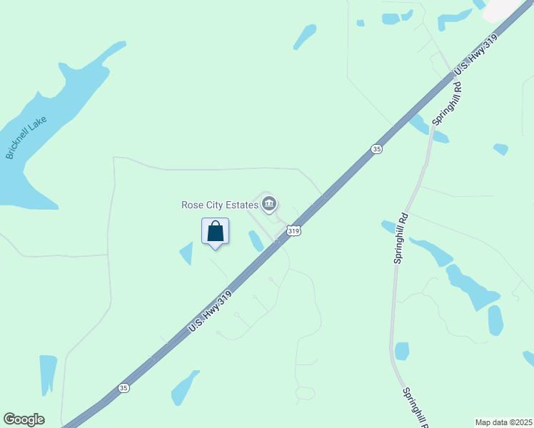 map of restaurants, bars, coffee shops, grocery stores, and more near 4561 U.S. 319 in Thomasville