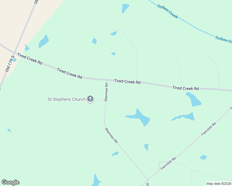 map of restaurants, bars, coffee shops, grocery stores, and more near 129 Sherman Road in Whigham