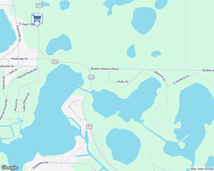 map of restaurants, bars, coffee shops, grocery stores, and more near 2603 Holly Drive in Donalsonville