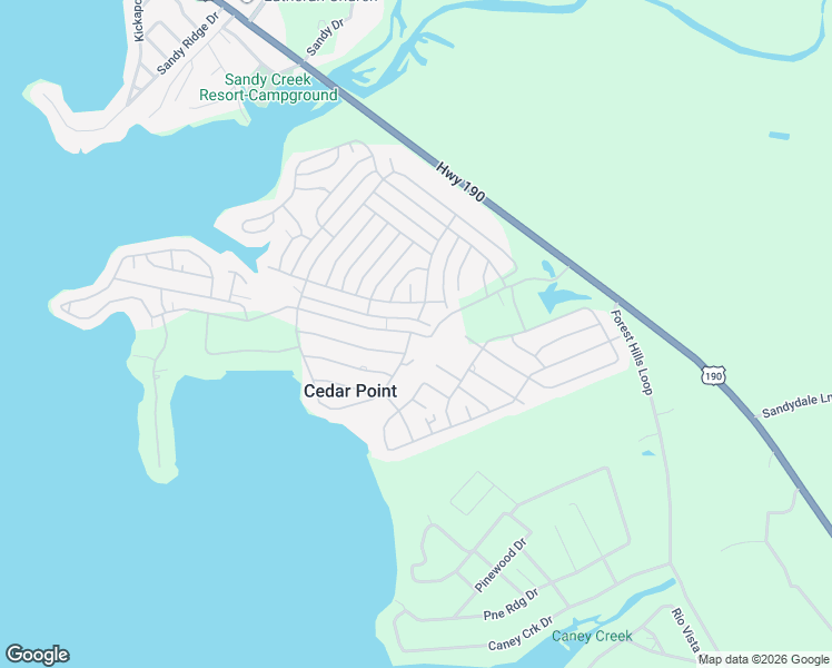 map of restaurants, bars, coffee shops, grocery stores, and more near 499 Cedar Point Dr in Livingston