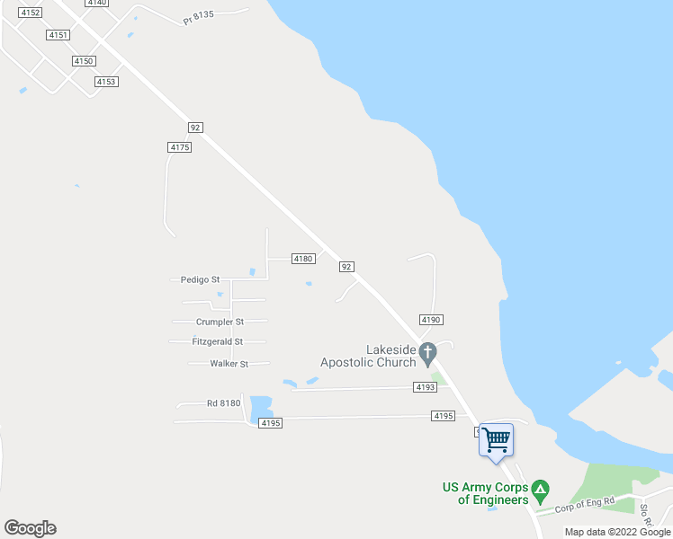 map of restaurants, bars, coffee shops, grocery stores, and more near 4314 Farm to Market 92 in Woodville
