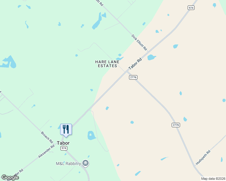 map of restaurants, bars, coffee shops, grocery stores, and more near 7070 Farm to Market Road 974 in Bryan