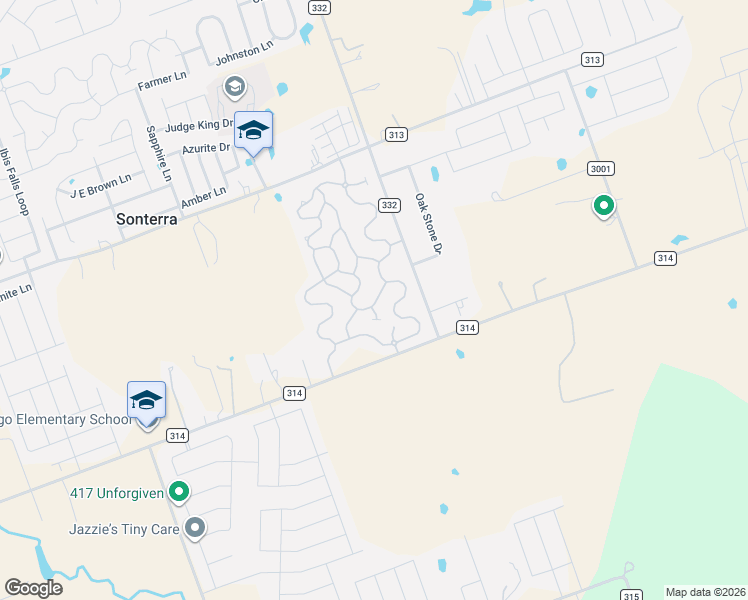 map of restaurants, bars, coffee shops, grocery stores, and more near 420 COSMOS LN in Jarrell