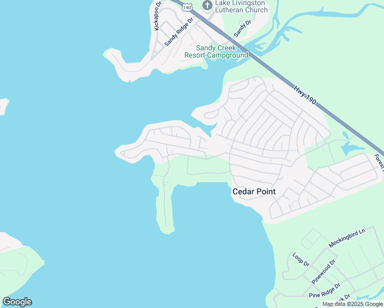 map of restaurants, bars, coffee shops, grocery stores, and more near 970 Cedar Point Drive in Livingston
