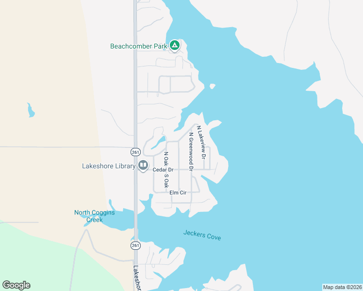 map of restaurants, bars, coffee shops, grocery stores, and more near 110 North Ridgeview in Buchanan Dam