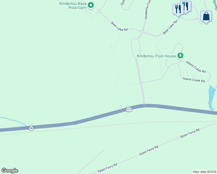 map of restaurants, bars, coffee shops, grocery stores, and more near 3780 Island Creek Road in Valdosta
