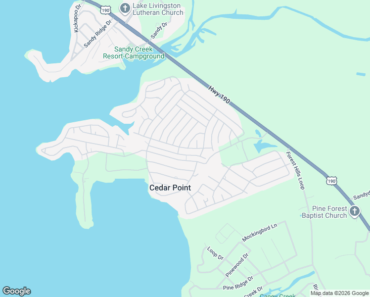 map of restaurants, bars, coffee shops, grocery stores, and more near 239 Knotty Oak in Livingston