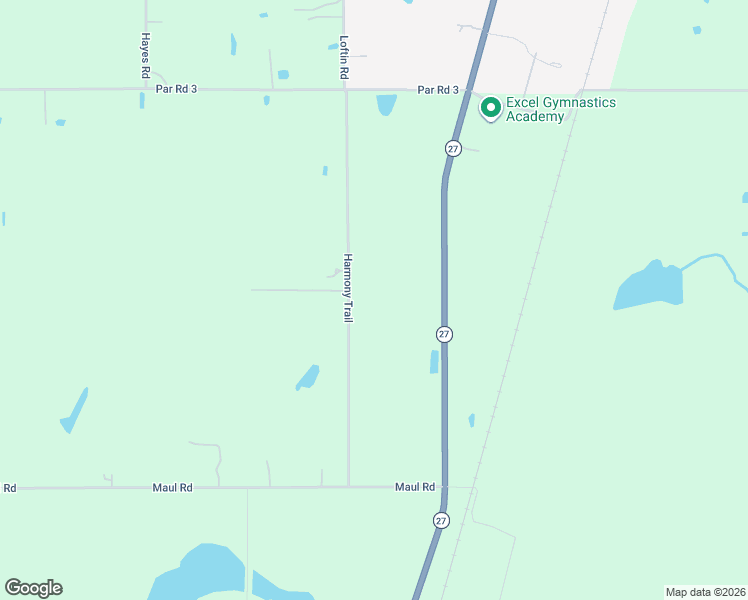 map of restaurants, bars, coffee shops, grocery stores, and more near 389 Harmony Trail in DeRidder