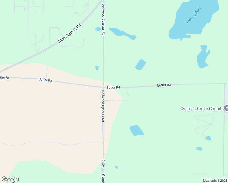 map of restaurants, bars, coffee shops, grocery stores, and more near 3260 Dellwood Cypress Road in Marianna