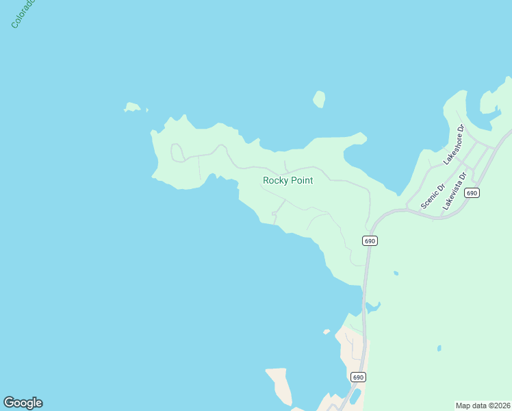 map of restaurants, bars, coffee shops, grocery stores, and more near 505 Bumpy Ridge Drive in Burnet