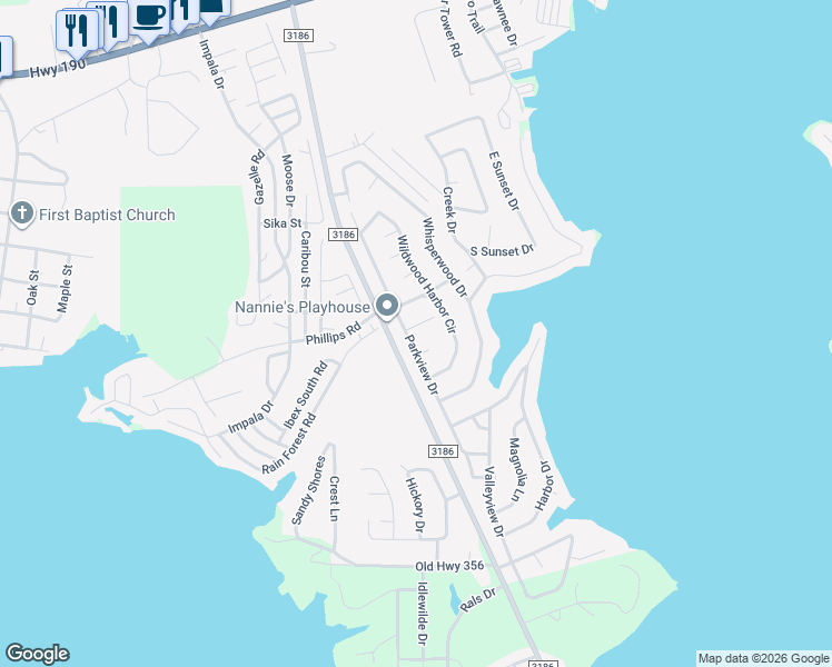 map of restaurants, bars, coffee shops, grocery stores, and more near 110 Kyle Street in Onalaska
