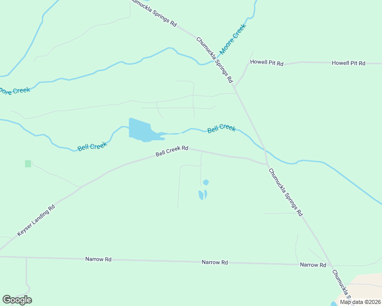 map of restaurants, bars, coffee shops, grocery stores, and more near 1505 Bell Creek Road in Jay