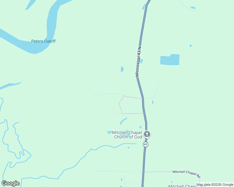 map of restaurants, bars, coffee shops, grocery stores, and more near P M Hall Road in Pearl River County