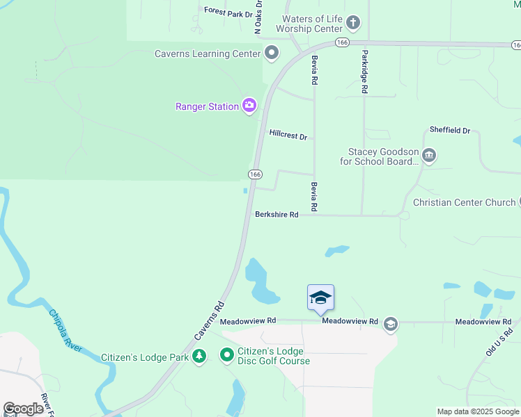 map of restaurants, bars, coffee shops, grocery stores, and more near 4610 Berkshire Road in Marianna
