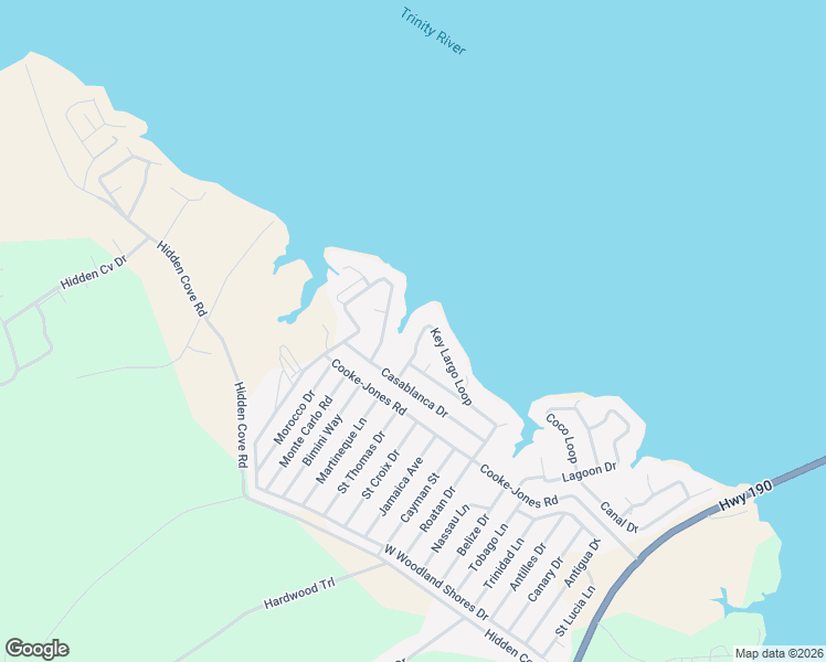 map of restaurants, bars, coffee shops, grocery stores, and more near 69 Key Largo Loop in Point Blank