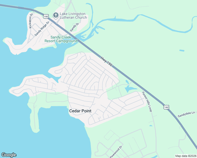 map of restaurants, bars, coffee shops, grocery stores, and more near 216 Spanish Oak in Livingston