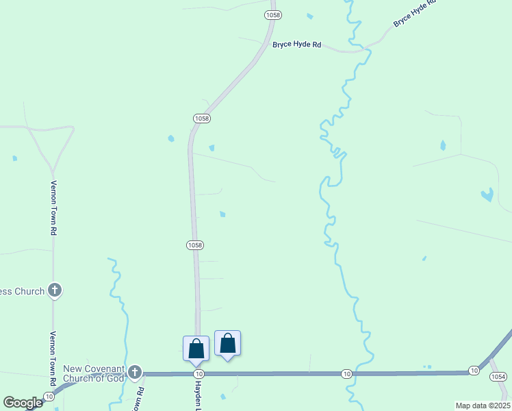 map of restaurants, bars, coffee shops, grocery stores, and more near 65304 Louisiana 1058 in Roseland