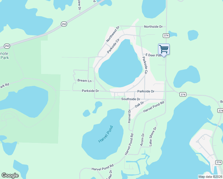 map of restaurants, bars, coffee shops, grocery stores, and more near 2768 Parkside Drive in Donalsonville