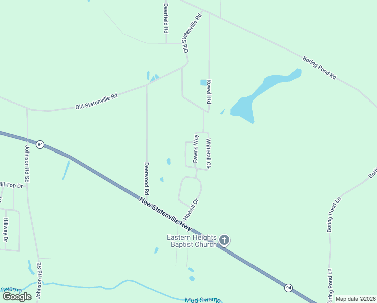 map of restaurants, bars, coffee shops, grocery stores, and more near 3810 Fawns Way in Valdosta