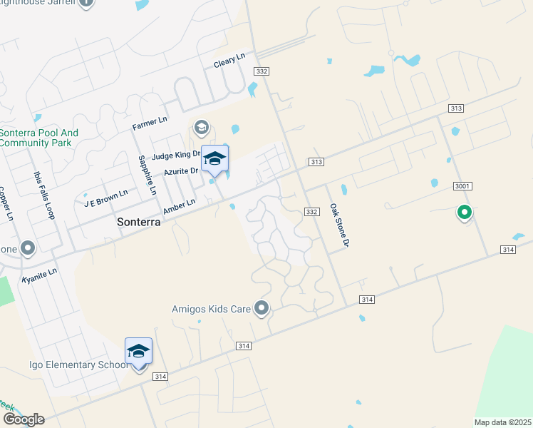 map of restaurants, bars, coffee shops, grocery stores, and more near 513 Shimek Street in Jarrell