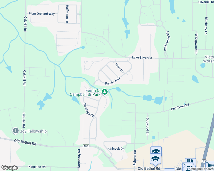 map of restaurants, bars, coffee shops, grocery stores, and more near 2712 Paddock Circle in Crestview