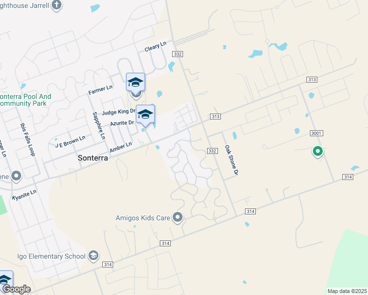 map of restaurants, bars, coffee shops, grocery stores, and more near 513 Shimek Street in Jarrell