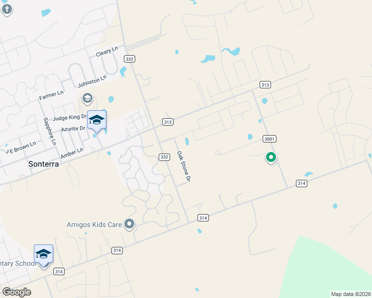 map of restaurants, bars, coffee shops, grocery stores, and more near 136 Oak Stone Drive in Jarrell