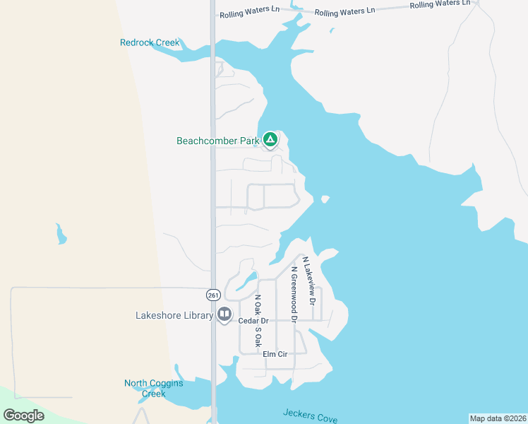 map of restaurants, bars, coffee shops, grocery stores, and more near 100 Baja Pass in Buchanan Dam