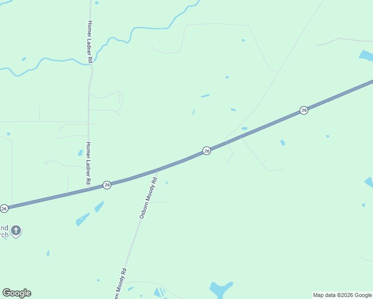 map of restaurants, bars, coffee shops, grocery stores, and more near 1860 Mississippi 26 in Poplarville