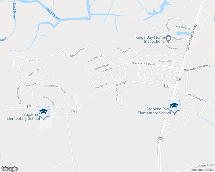 map of restaurants, bars, coffee shops, grocery stores, and more near 117 Fairfield Drive in St. Marys