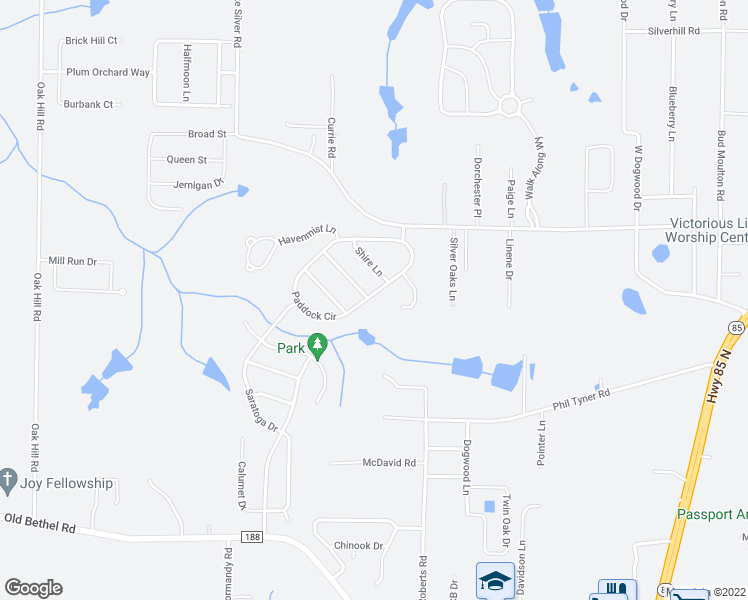 map of restaurants, bars, coffee shops, grocery stores, and more near 2692 Paddock Circle in Crestview