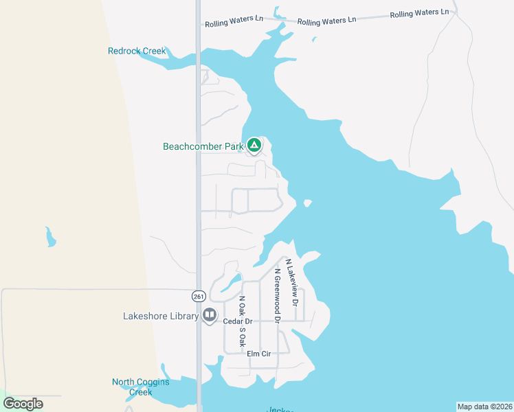 map of restaurants, bars, coffee shops, grocery stores, and more near 100 Baja Pass in Buchanan Dam