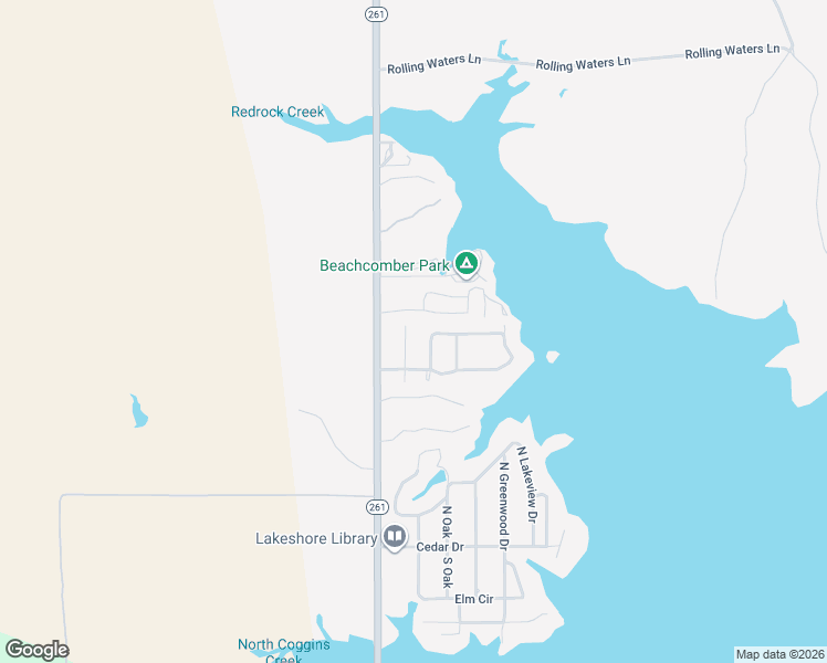 map of restaurants, bars, coffee shops, grocery stores, and more near 144 Oak Street in Buchanan Dam