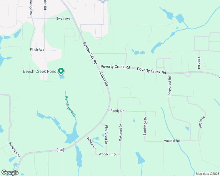 map of restaurants, bars, coffee shops, grocery stores, and more near 6081 Carina Road in Crestview