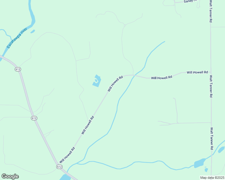 map of restaurants, bars, coffee shops, grocery stores, and more near 207 Will Howell Road in Lucedale